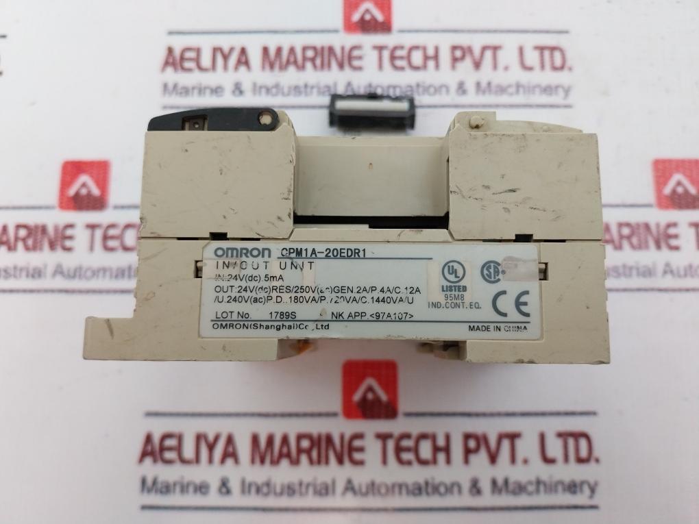 Omron Cpm1a-20edr1 Expansion Input/output Programmable Module 24v (Dc) 5ma