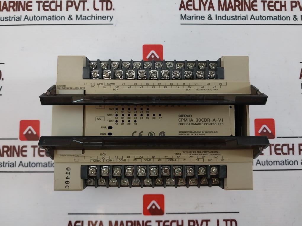 OMRON CPM1A-30CDR-A-V1 Programmable Controller 50/60Hz