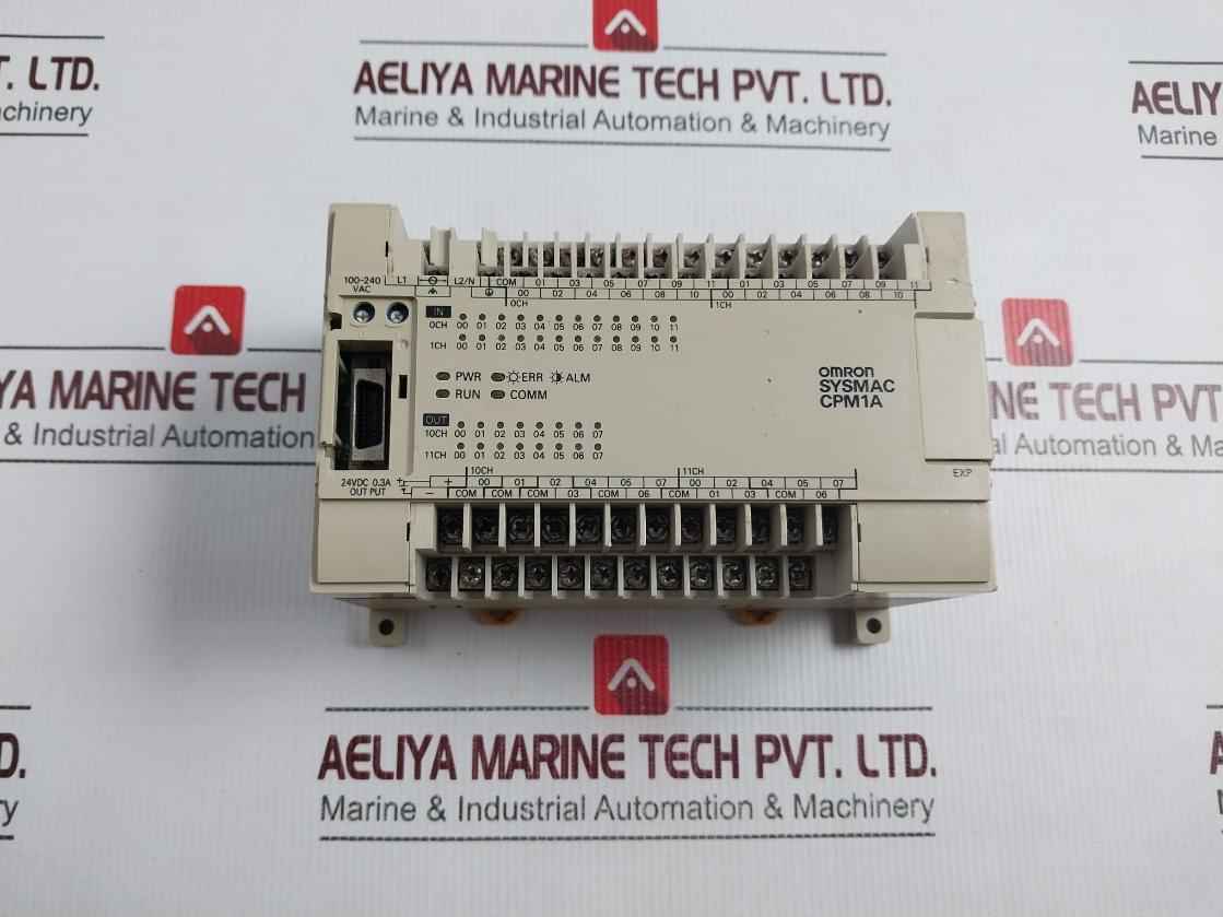 Omron Cpm1a-40cdr-a Programmable Logic Controller 0.3a 100-240vac 50/60hz