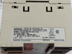 Omron Cpm1a-40cdr-a Programmable Logic Controller 0.3a 100-240vac 50/60hz