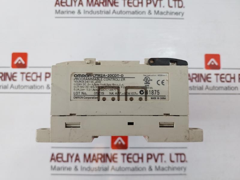 Omron Cpm2A-20Cdt-d Sysmac Programmable Controller 24V Dc 20W
