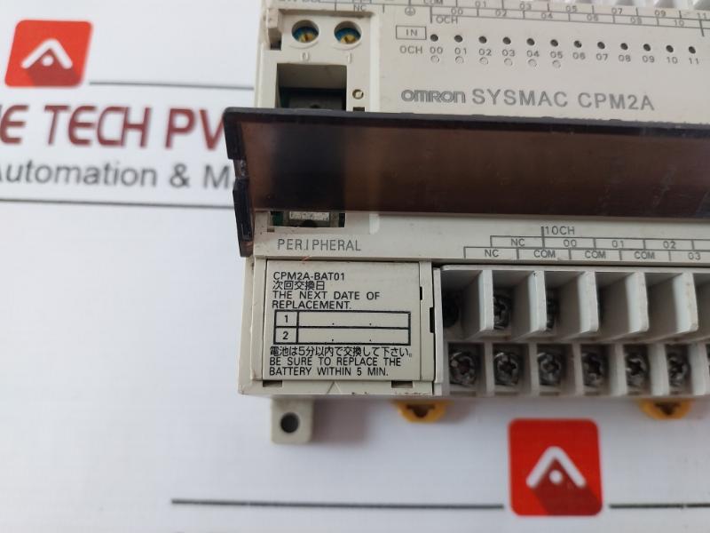 Omron Cpm2A-20Cdt-d Sysmac Programmable Controller 24V Dc 20W