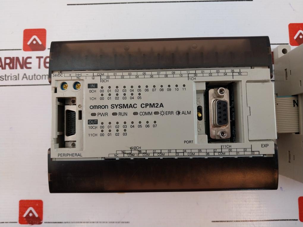Omron Cpm2a-30cdr-d Sysmac Programmable Controller W/ Mad11 24vdc 20w
