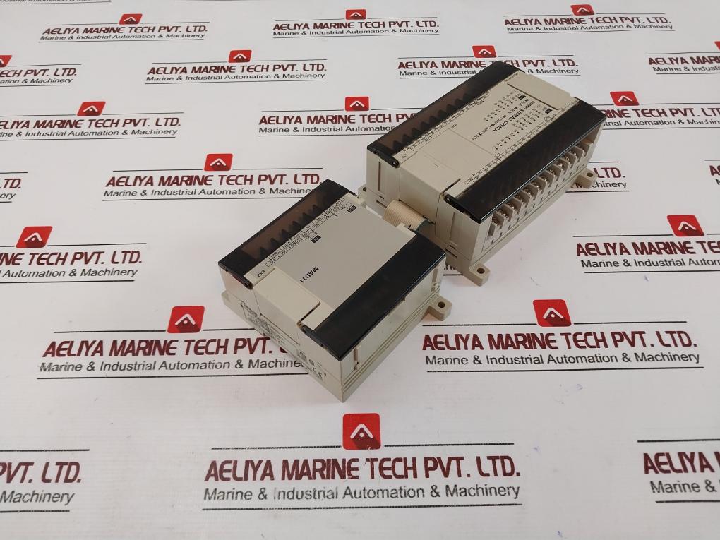 Omron Cpm2a-30cdr-d Sysmac Programmable Controller W/ Mad11 24vdc 20w