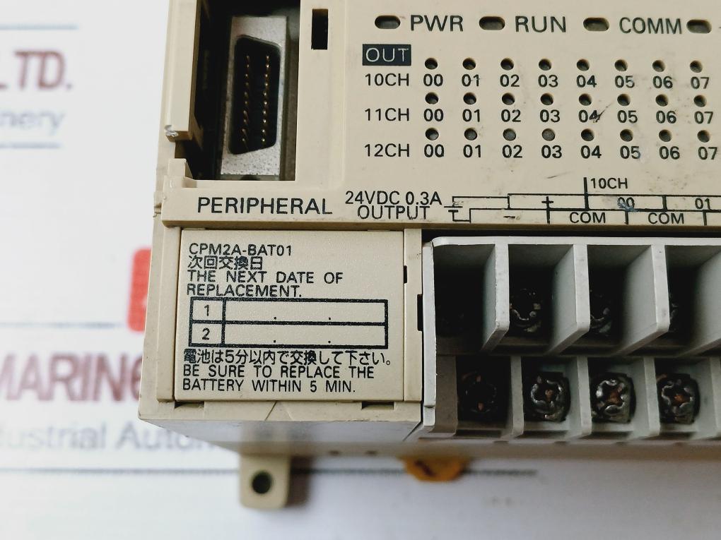 Omron Cpm2A-60Cdr-a Programmable Controller Sysmac 100-240Vac