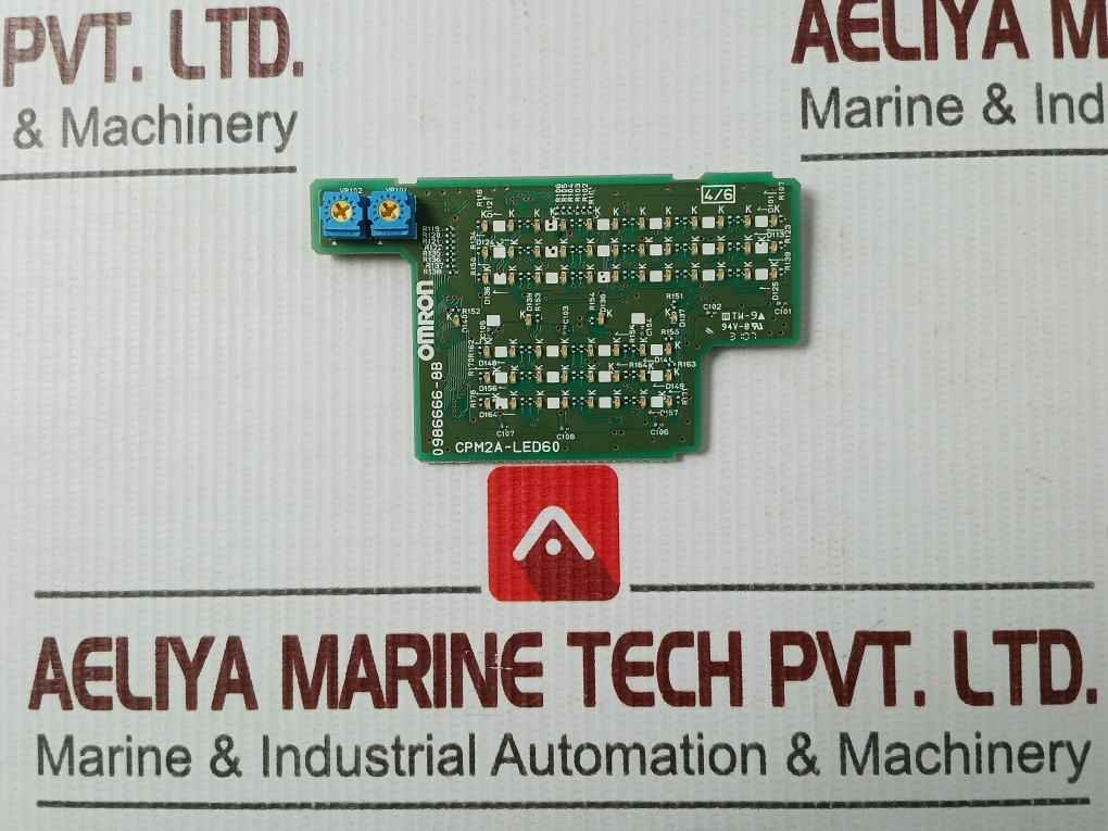 Omron Cpm2A-led60 Plc Display Board 94V-0 0986666-8Bomron