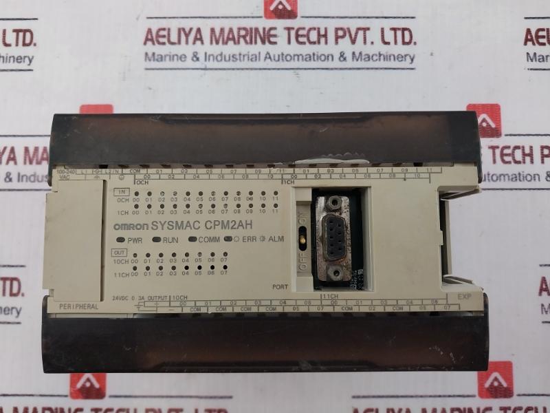 Omron Cpm2Ah-40Cdr-a Programmable Logic Controller 24Vdc 100-240V Ac