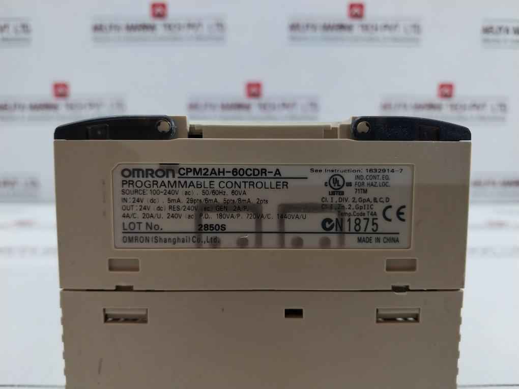 Omron Cpm2Ah-60Cdr-a Programmable Logic Controller&nbsp; 100-240V (Ac), 50/60Hz