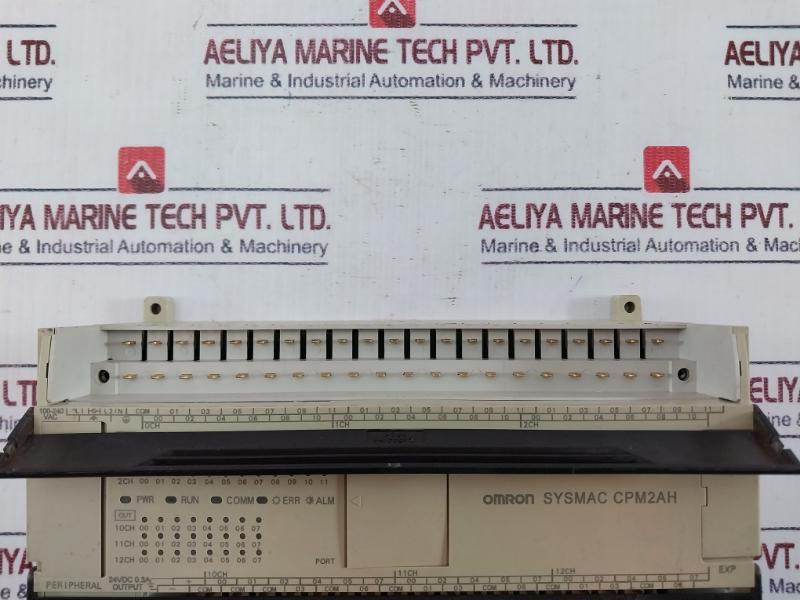 Omron Cpm2Ah-60Cdr-a Sysmac 60-point Programmable Controller 100-240V Ac