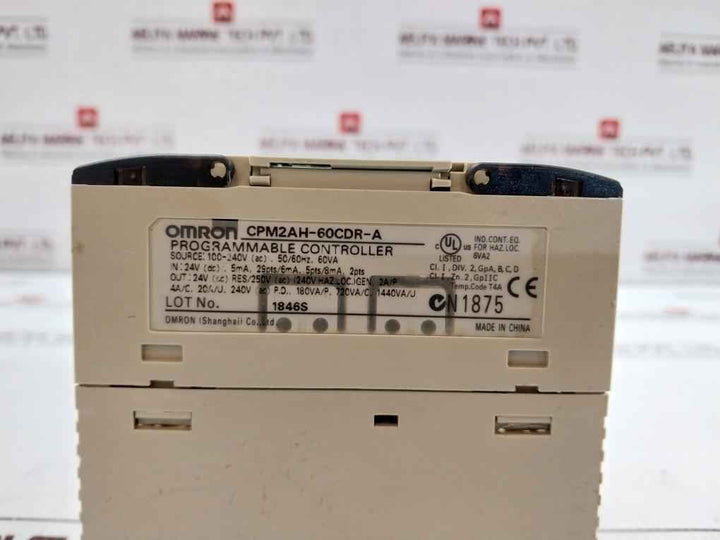 Omron Cpm2Ah-60Cdr-a Sysmac Programmable Logic Controller 24Vdc 0.3A