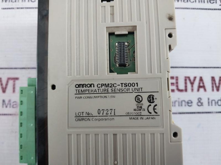 Omron Cpm2C-ts001 Temperature Sensor Unit Thermocouple 2 Inputs