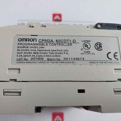 Omron Cpm2a-60cdt1-d Programmable Controller Unit 24vc, 20w
