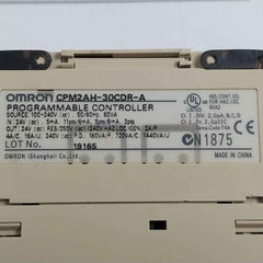 Omron Cpm2ah-30cdr-a Programmable Logic Controller 24v(dc), 5ma, 11pts/6ma, 5pt