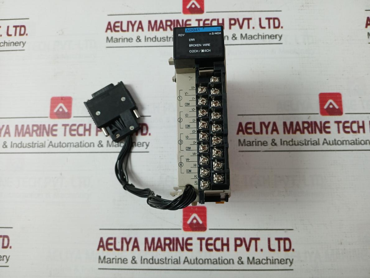 Omron Cqm1-ad041 Input Module 4-20 Ma