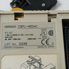 Omron Cqm1-ad041 Input Module 4-20 Ma