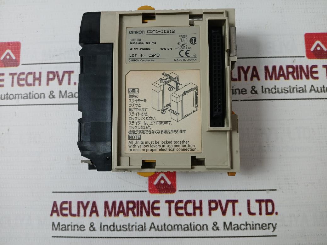 Omron Cqm1-ad041 Input Module 4 Point