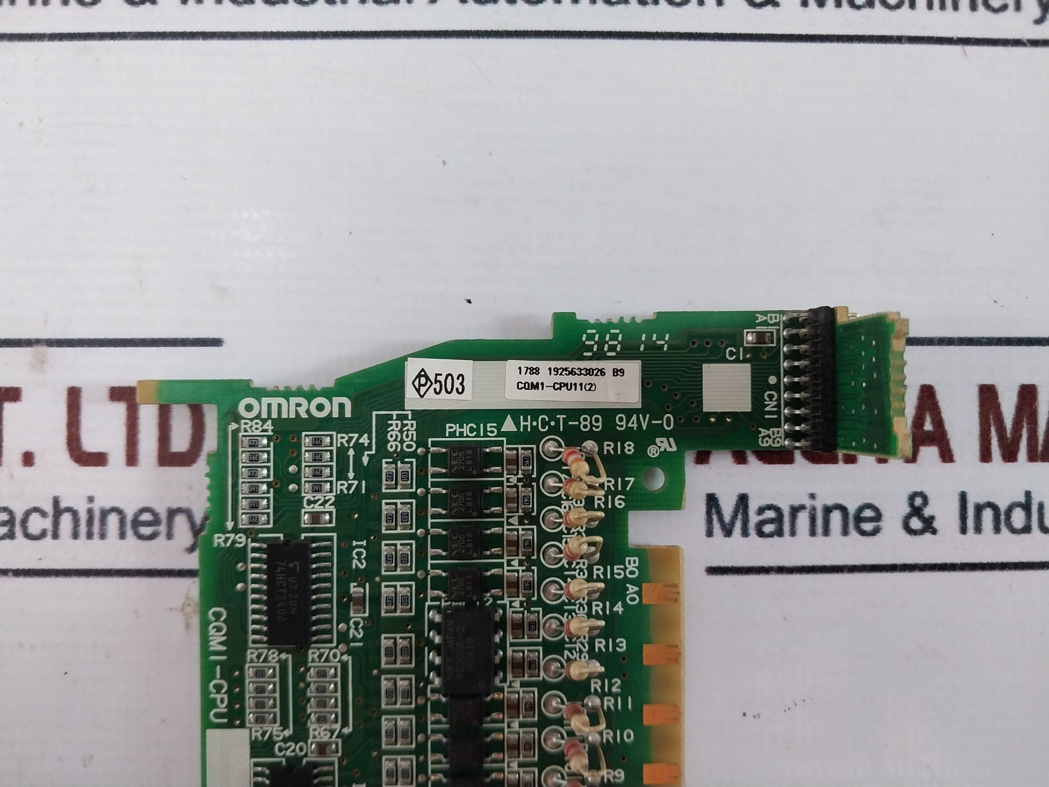 Omron CQM1-CPU11-2 Printed Circuit Board CQM1-CPU-2
