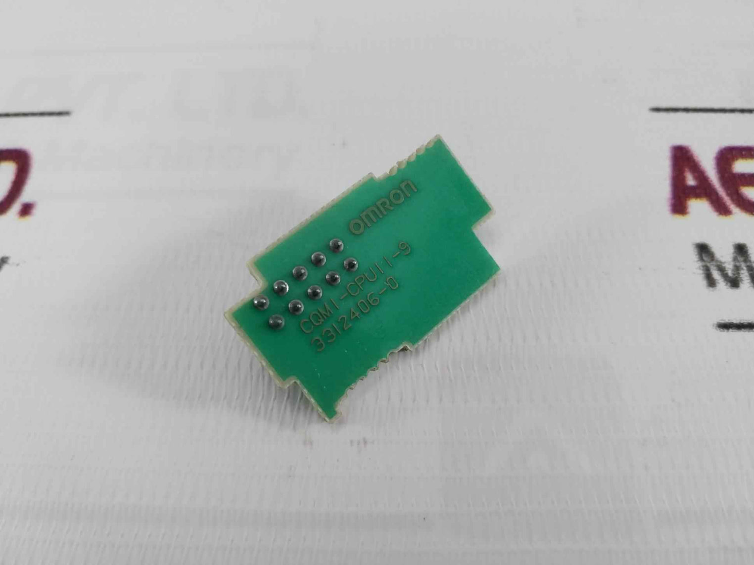 Omron Cqm1-cpu11-9 Cpu End Plate Pcb Card 3312406-0