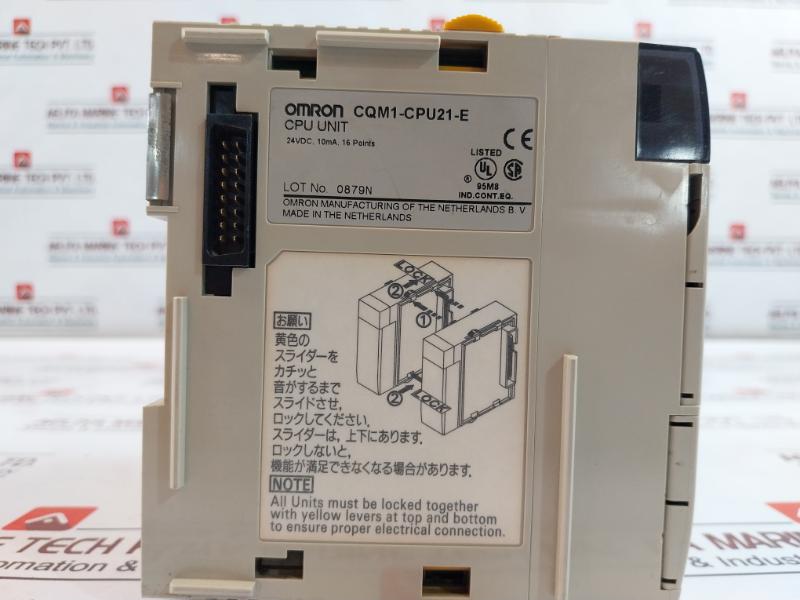 Omron Cqm1-cpu21-e Sysmac Programmable Controller Cpu Unit 24V Dc