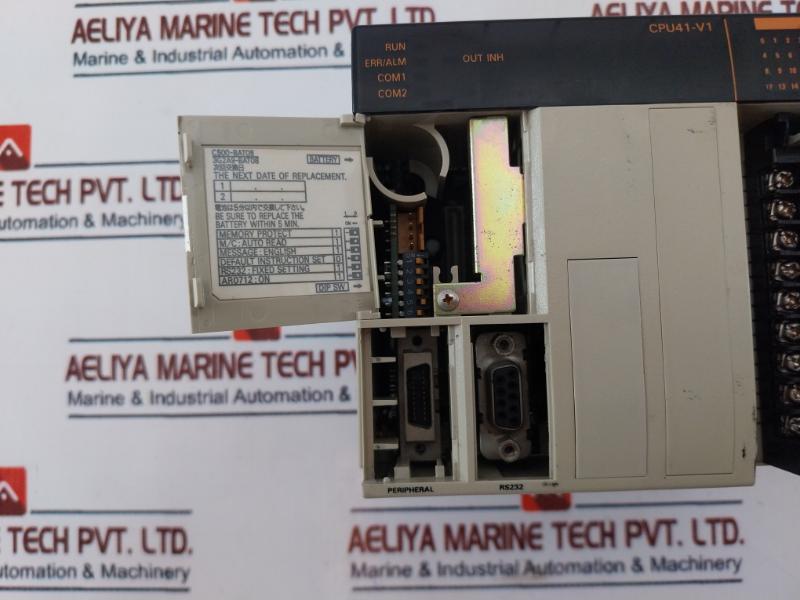 Omron Cqm1-cpu41-ev1 Programmable Controller 24vdc 10ma 16 Point Dc24v 6ma