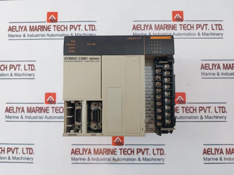 Omron Cqm1-cpu41-ev1 Programmable Controller 24vdc 10ma 16 Point Dc24v 6ma