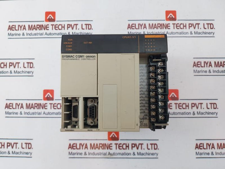 Omron Cqm1-cpu41-ev1 Programmable Controller 24vdc 10ma 16 Point Dc24v 6ma