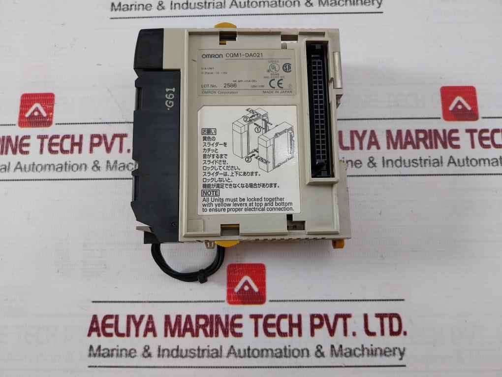 Omron Cqm1-da021 Analog Output Module 20Ma