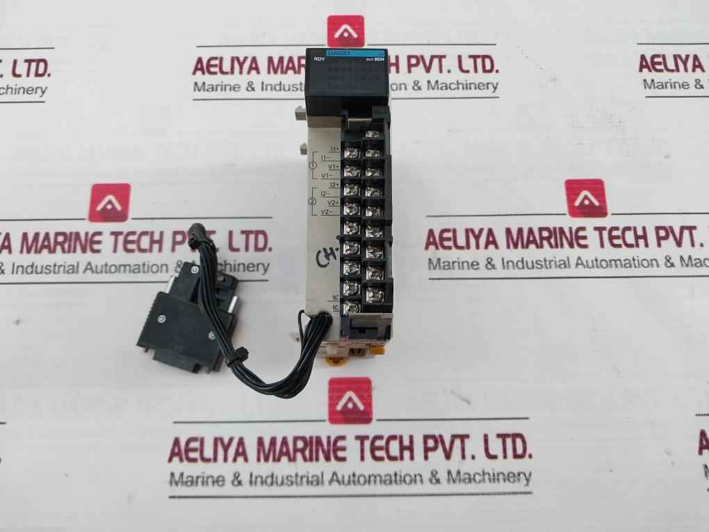 Omron Cqm1-da021 Analog Output Module (D/A Unit) 2498K 2Ch 0-20Ma