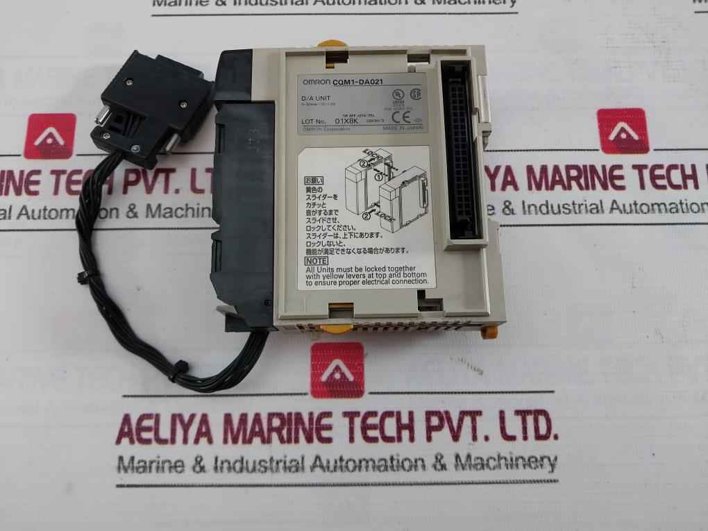 Omron Cqm1-da021 Analog Output Module (D/A Unit) 2498K 2Ch 0-20Ma