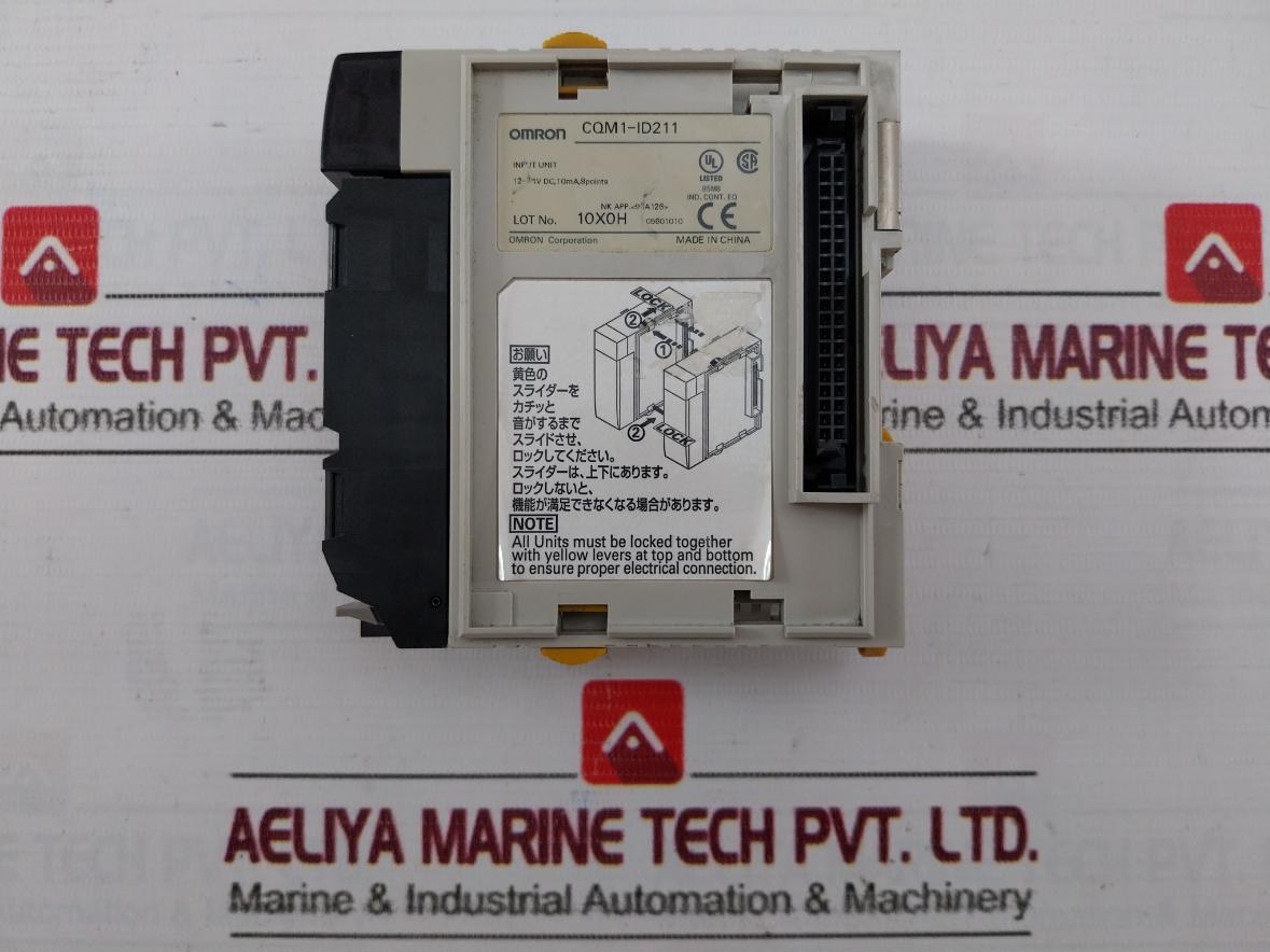 Omron Cqm1-id211 8 Point Input Unit 12-24V Dc 5-10Ma 94V-0