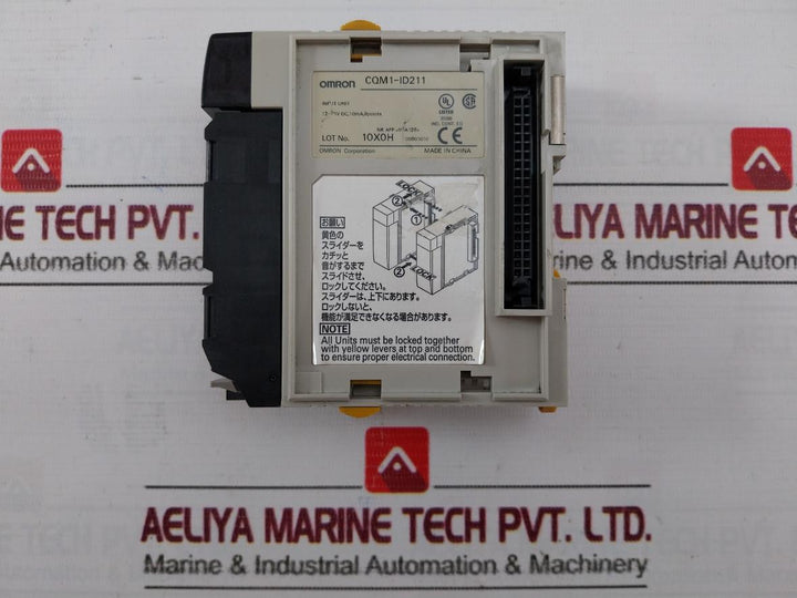 Omron Cqm1-id211 8 Point Input Unit 12-24V Dc 5-10Ma 94V-0