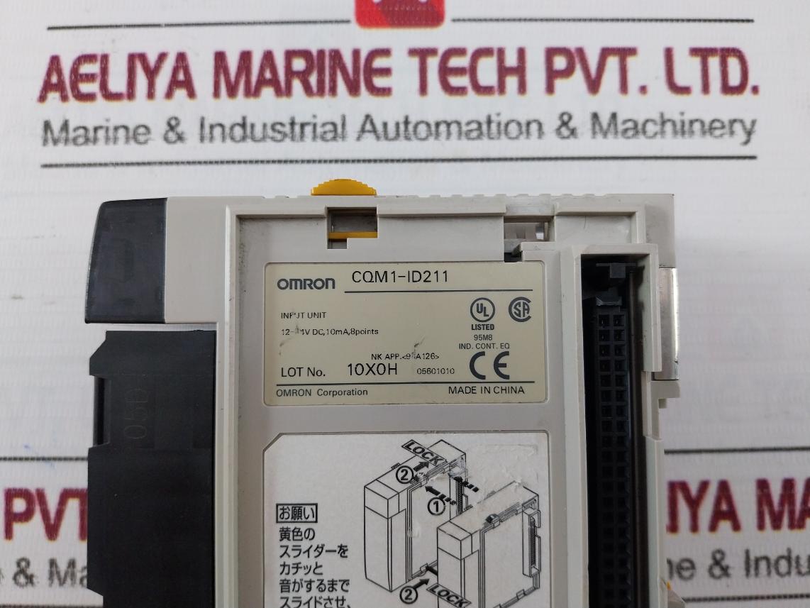 Omron Cqm1-id211 8 Point Input Unit 12-24V Dc 5-10Ma 94V-0