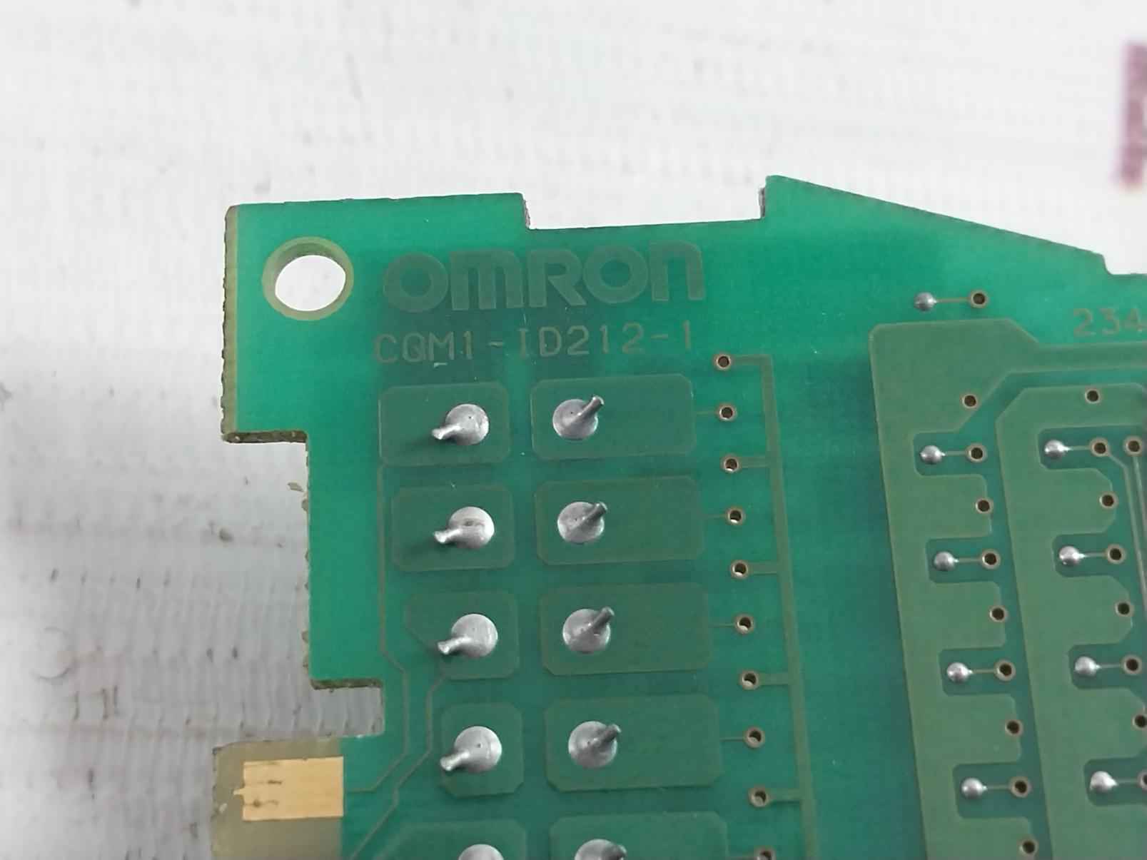 Omron Cqm1-id212-1 Input Module Pcb 8.00Mhz Rev: D14 2346811-0C