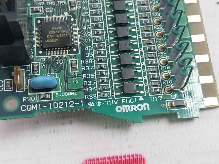 Omron Cqm1-id212-1 Input Module Pcb 8.00Mhz Rev: D14 2346811-0C