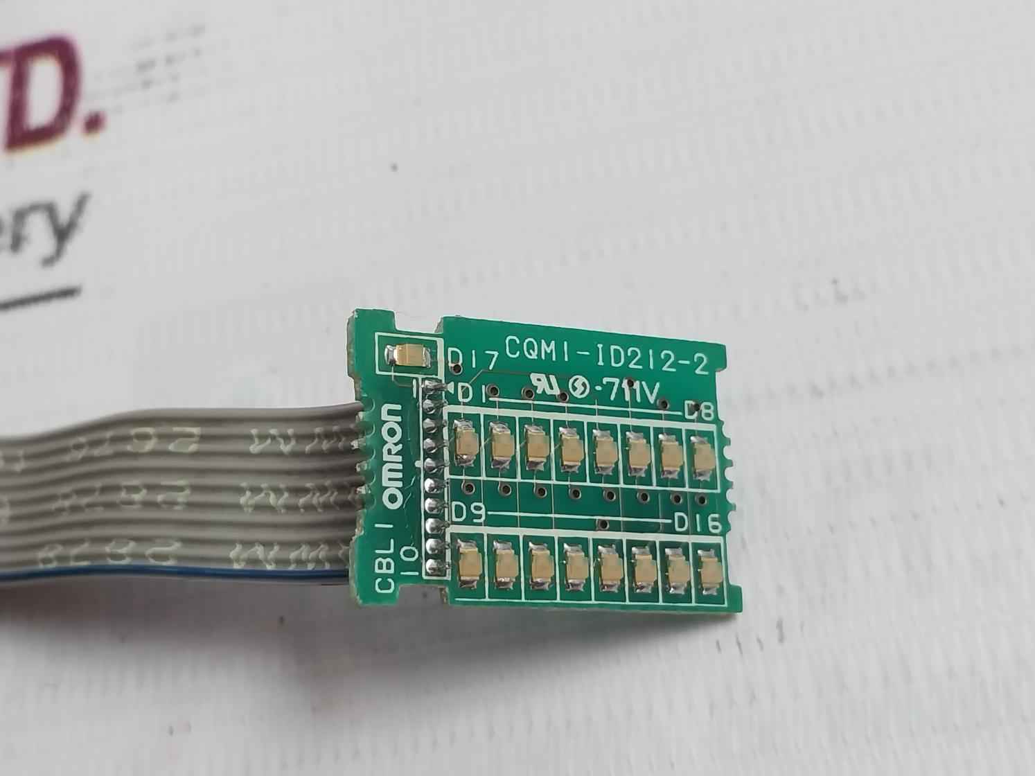 Omron Cqm1-id212-1 Input Module Pcb 8.00Mhz Rev: D14 2346811-0C