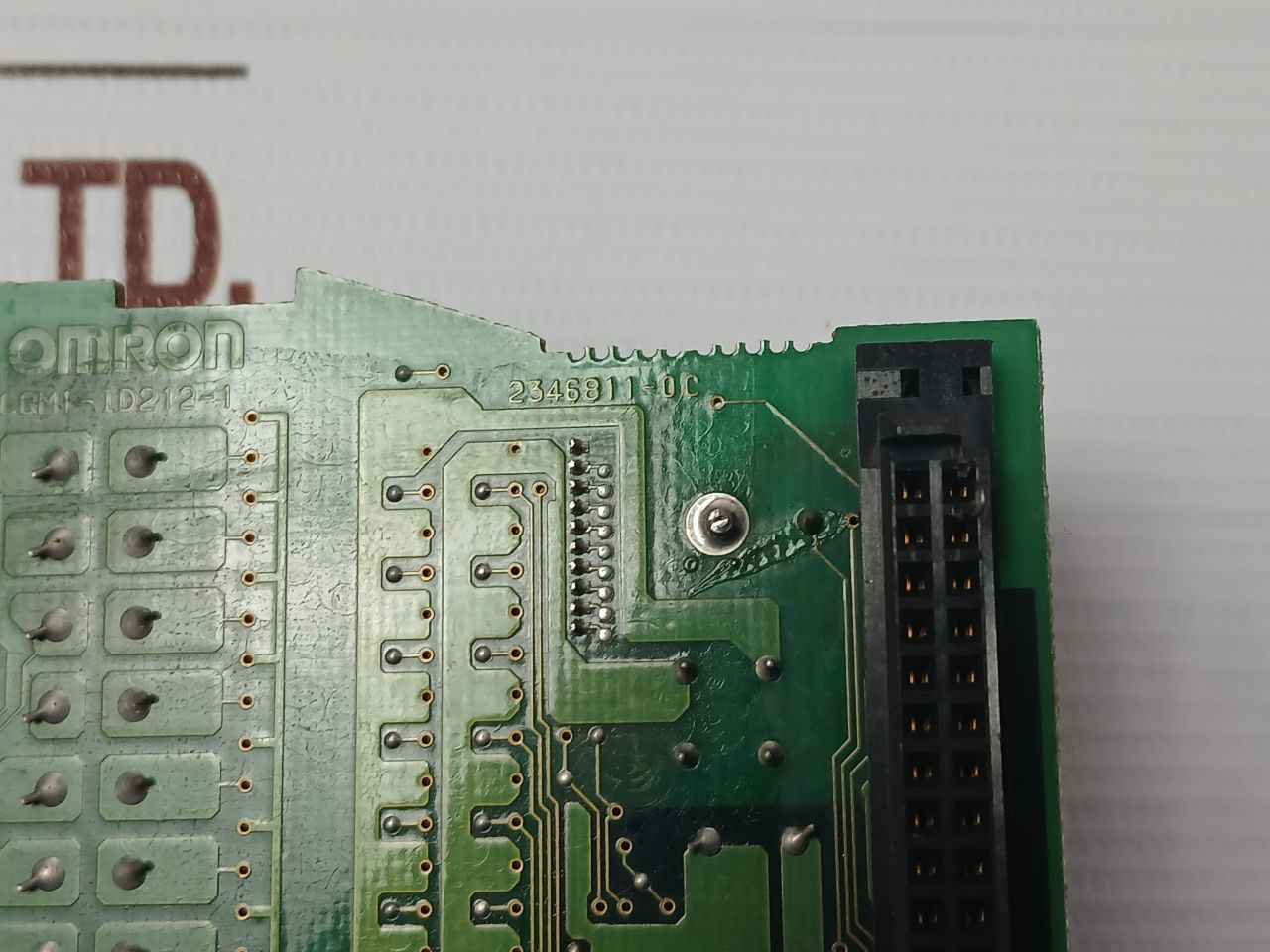 Omron Cqm1-id212-1 Input Module Pcb 8.00Mhz Rev: D14 2346811-0C