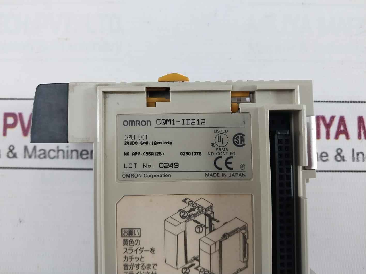 Omron Cqm1-id212 16-point Input Unit 24Vdc 6Ma