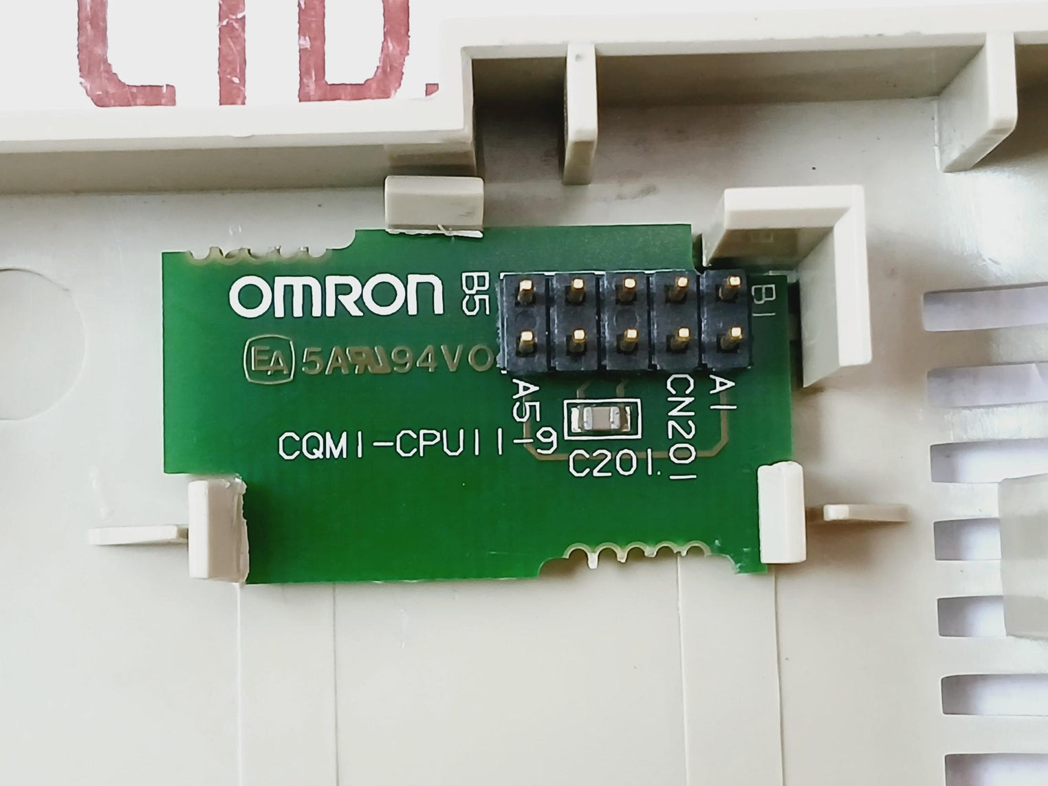 Omron Cqm1-id212 16-points Digital Input Module 94V-0