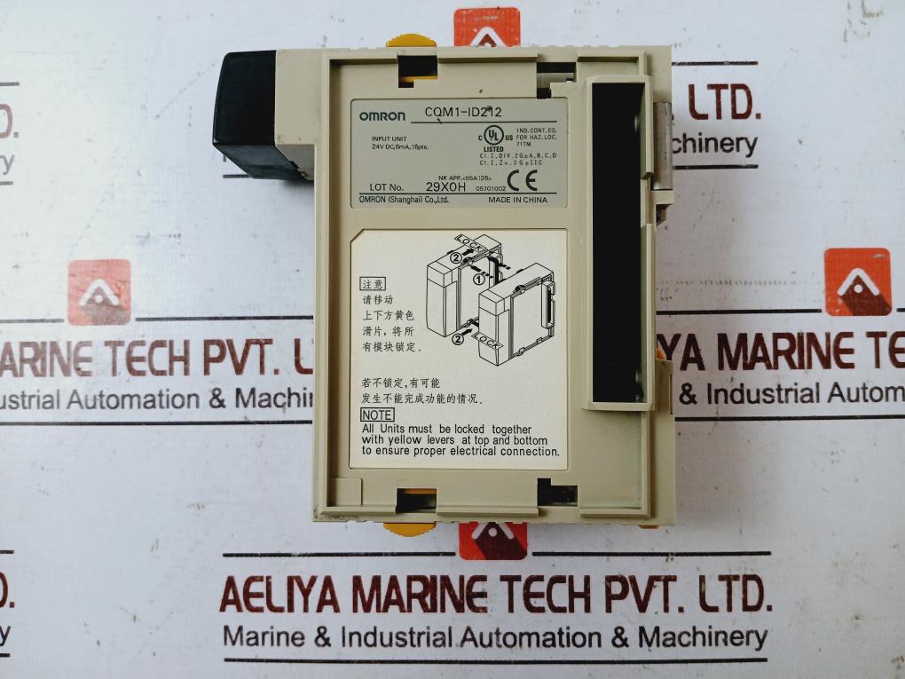 Omron Cqm1-id212 16-points Digital Input Module 94V-0