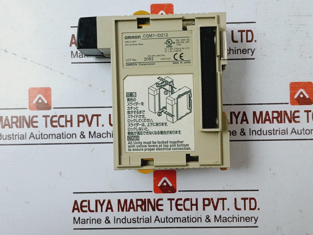 Omron Cqm1-id212 16-points Input Module 6Ma 24Vdc