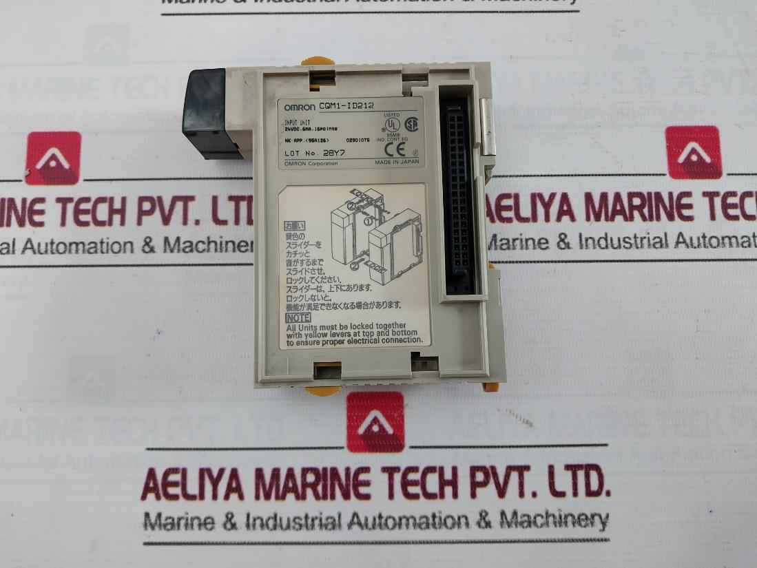 Omron Cqm1-id212 16 Point Input Unit 24Vdc 6Ma Rev A
