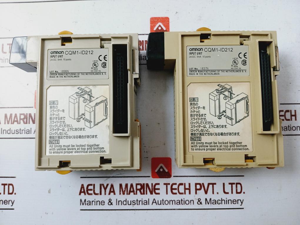 Omron Cqm1-id212 Digital Input Module 24Vdc 6Ma 16 Points