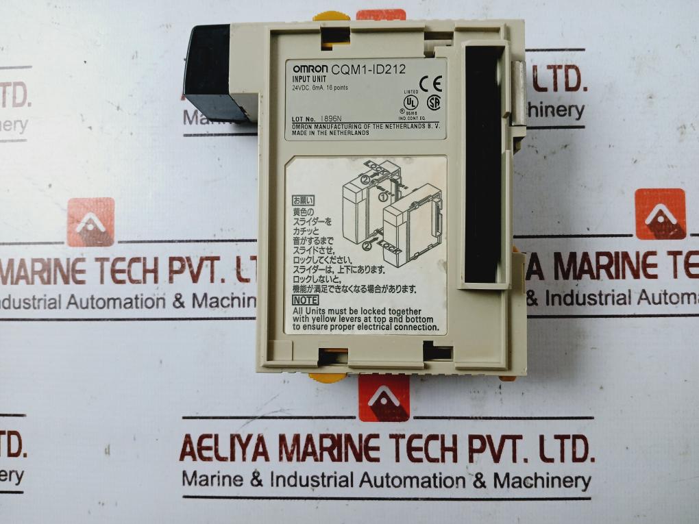 Omron Cqm1-id212 Digital Input Module 24Vdc 6Ma 16 Points