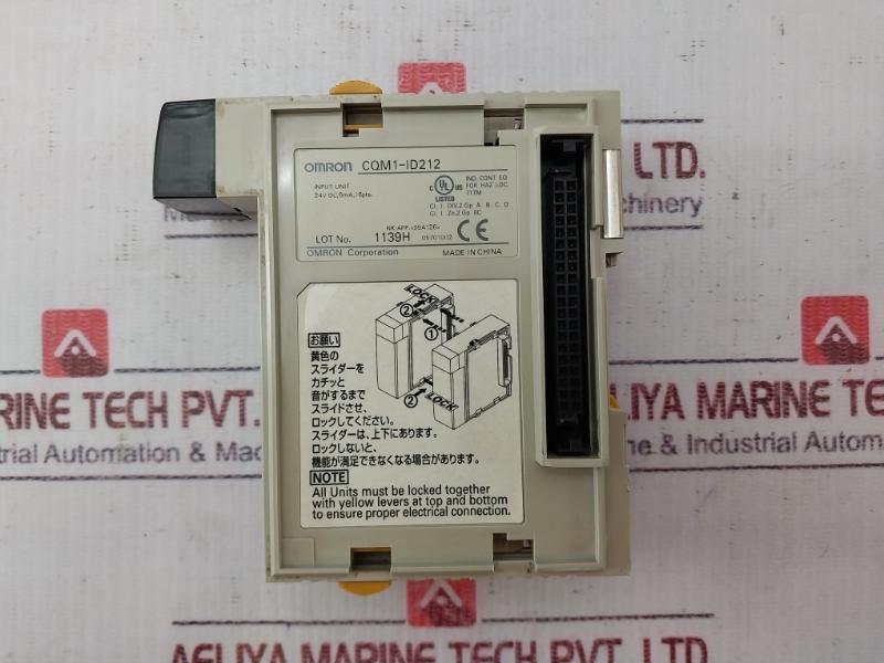 Omron Cqm1-id212 Digital Input Unit 16 Points 24Vdc 6Ma