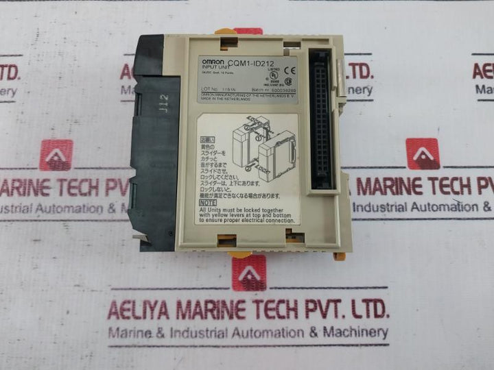 Omron Cqm1-id212 Digital Input Unit 24Vdc 6Ma 16 Point