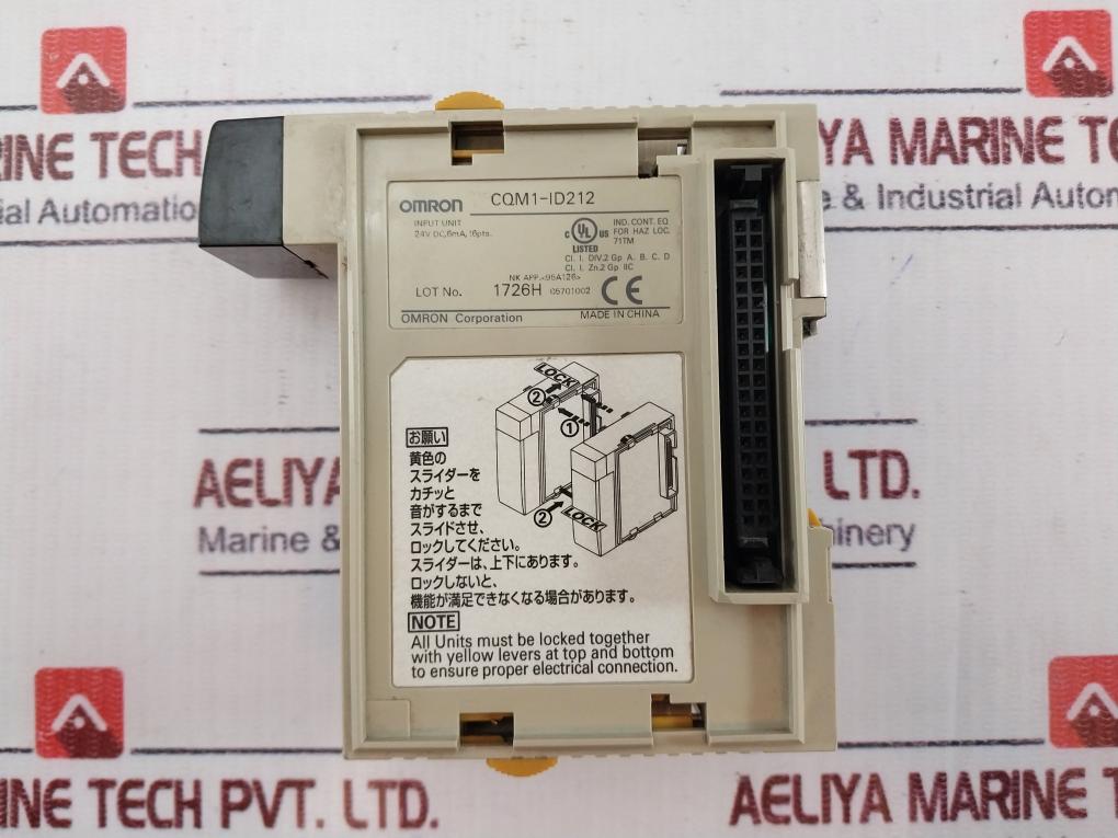 Omron Cqm1-id212 Input Module 05701002 24V Dc 6Ma 16Pts