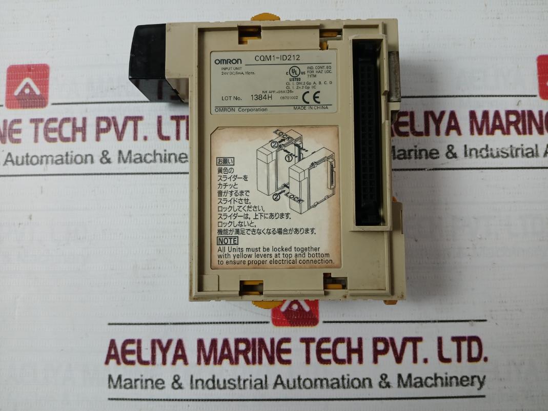Omron Cqm1-id212 Input Module 24Vdc 6Ma 16 Pts