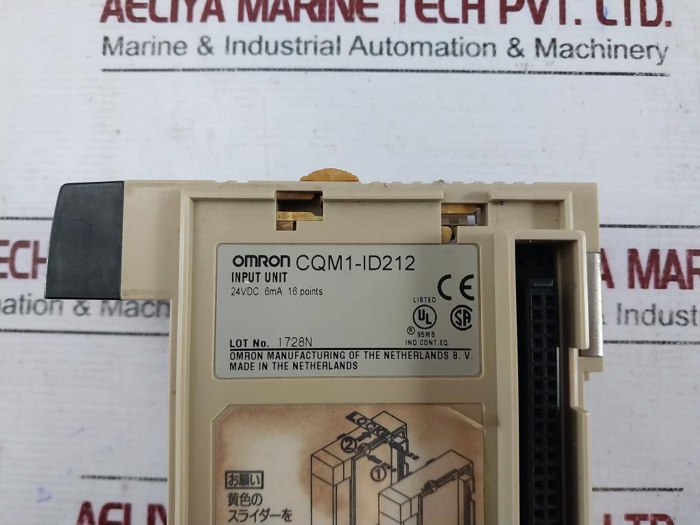 Omron Cqm1-id212 Input Unit 16 Points Dc24v 6ma