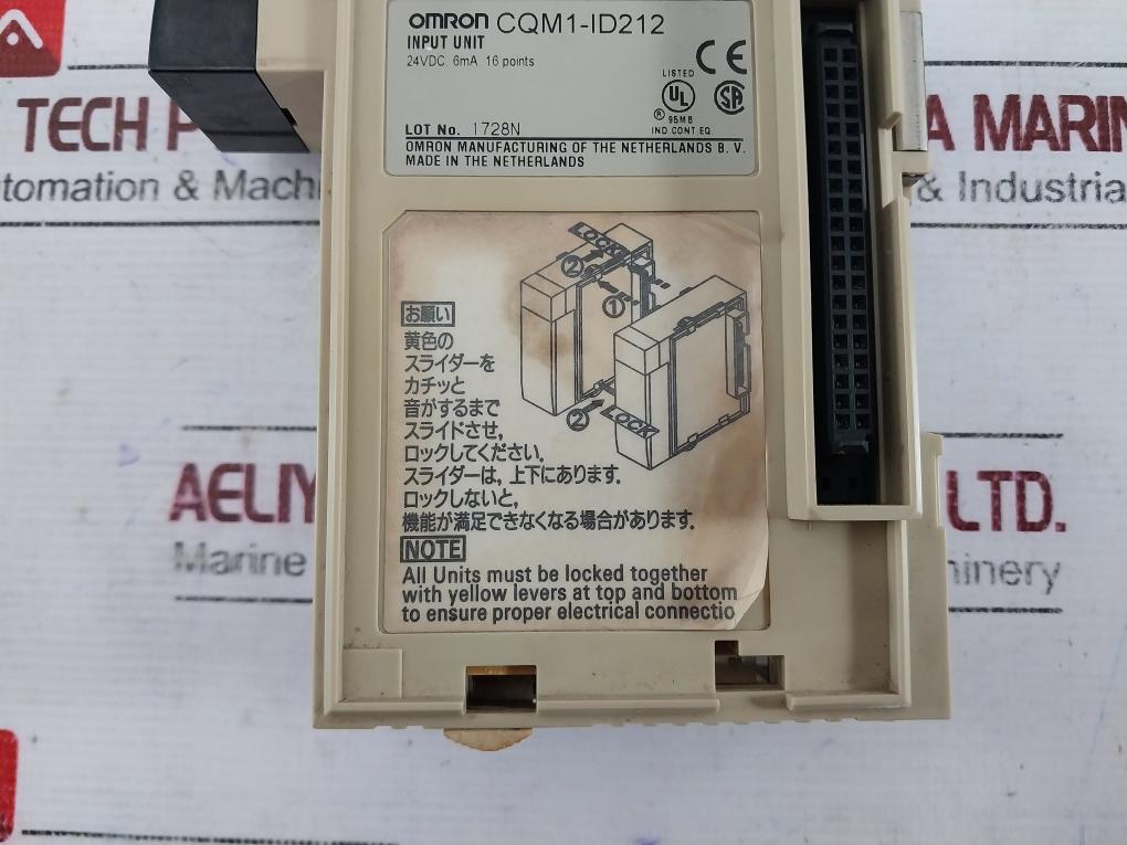 Omron Cqm1-id212 Input Unit 16 Points Dc24v 6ma