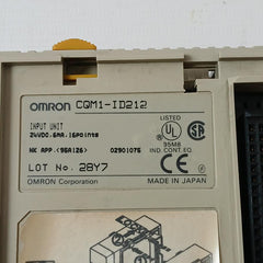 Omron Cqm1-id212 Input Unit 24Vdc, 6Ma, 16Point
